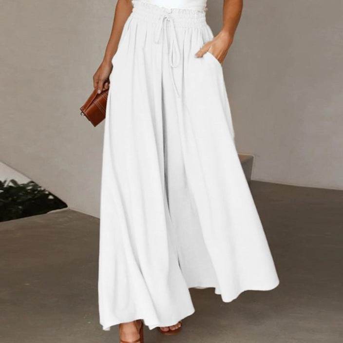 Printed Comfortable Casual High Waist Wide-leg Floral Palazzo Trousers women - Velora