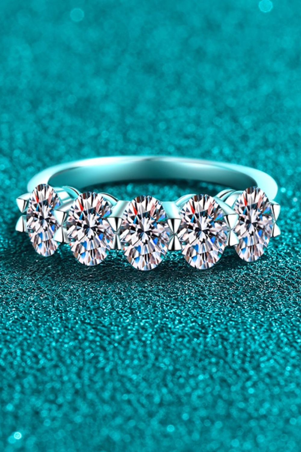 2.5 Carat Moissanite 925 Sterling Silver Ring - Velora Luxury Fashion