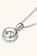 2 Carat Moissanite 925 Sterling Silver Necklace - Velora Luxury Fashion