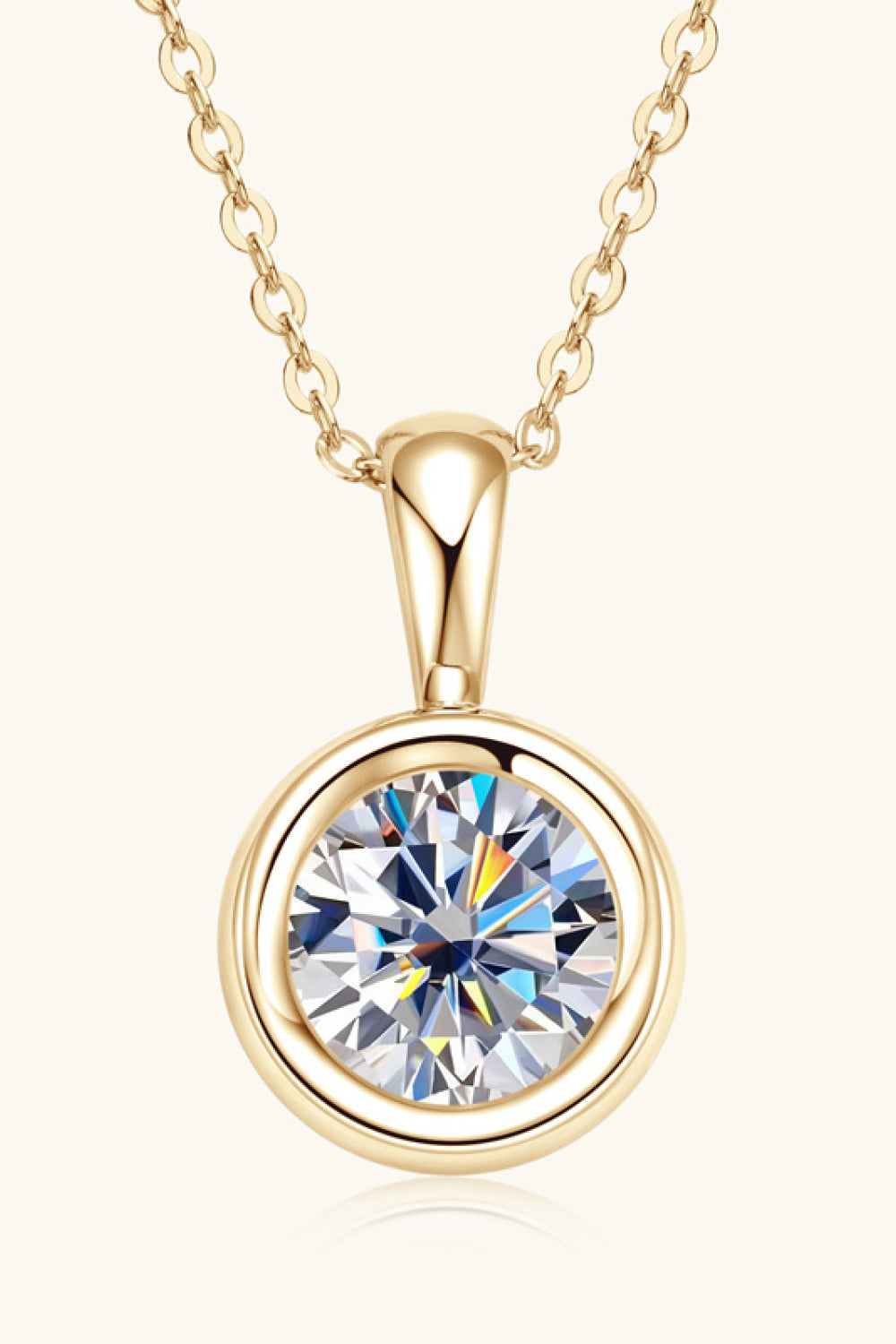 2 Carat Moissanite 925 Sterling Silver Necklace - Velora Luxury Fashion