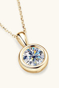 2 Carat Moissanite 925 Sterling Silver Necklace - Velora Luxury Fashion