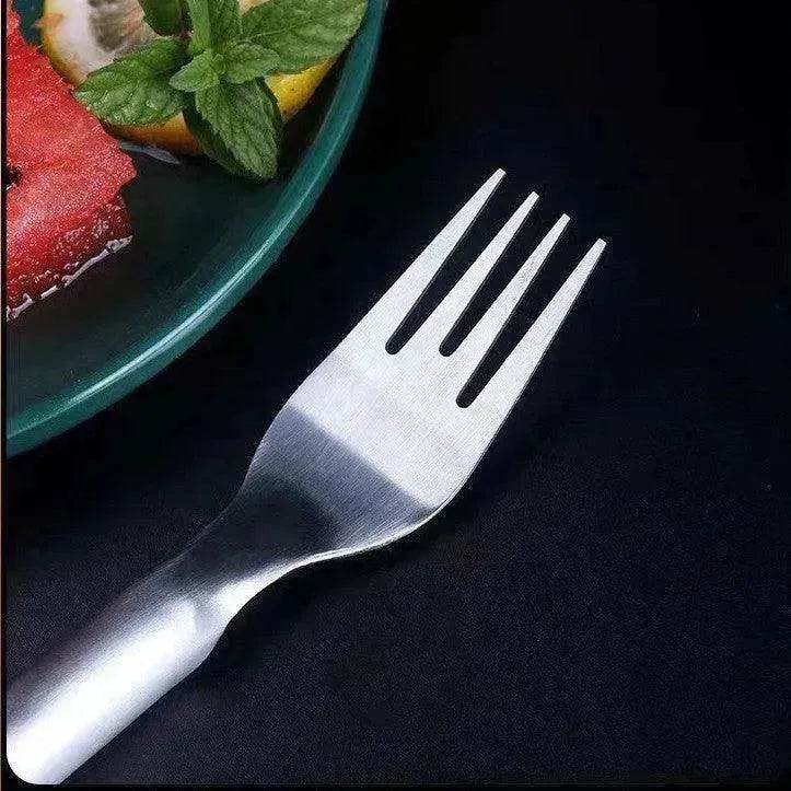2 In 1 Slicer Multi purpose Stainless Steel Watermelon Fork - Velora