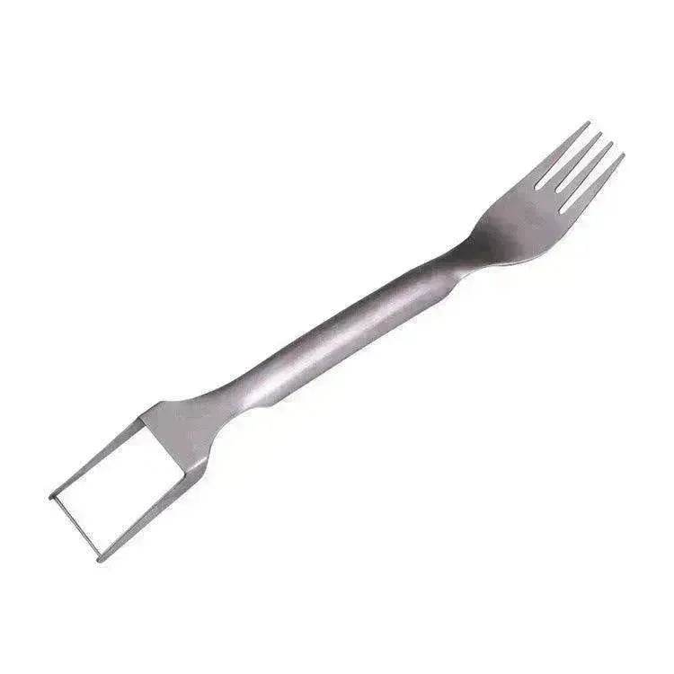 2 In 1 Slicer Multi purpose Stainless Steel Watermelon Fork - Velora