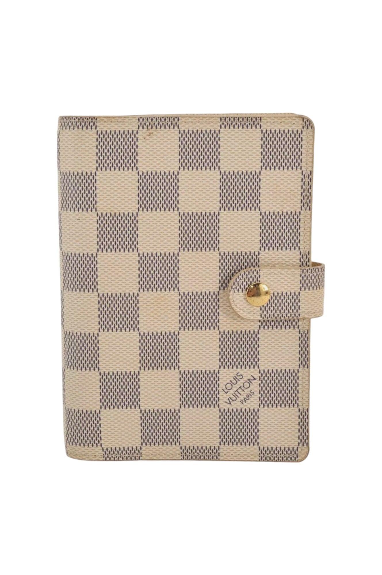 Louis Vuitton Damier Azur Agenda PM Notebook Cover R20706 LV 8166K - Velora