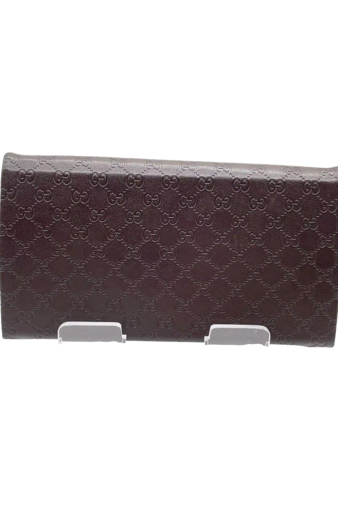 Gucci Micro GG Brown Glasses Case SK080071 - Velora