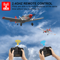 Mustang P51D 2CH Beginner RC Airplane with Gyro Stabilizer for Kids - Velora Luxury Fashion