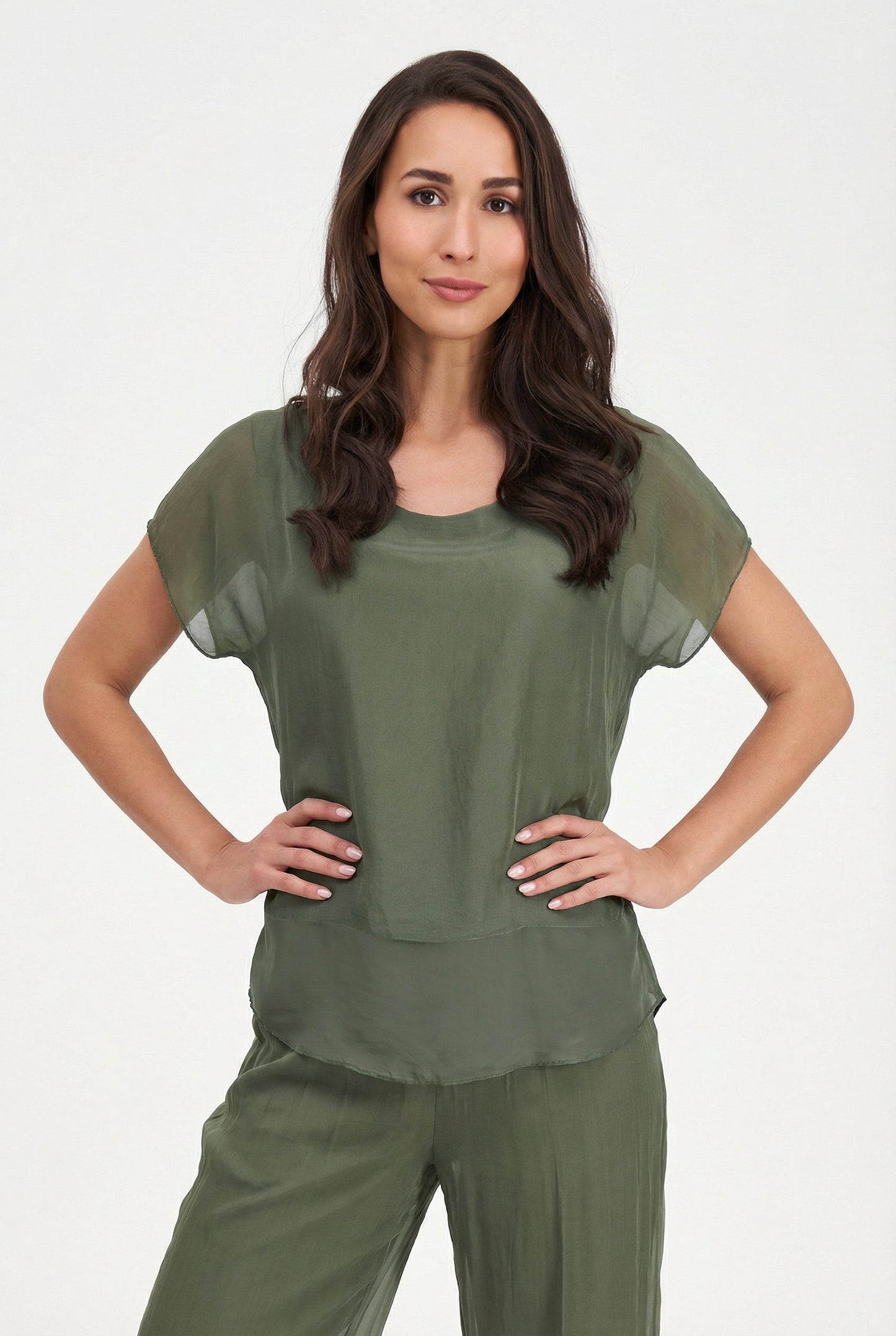 Women's Woven Tunic Top