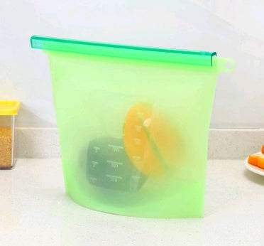 Reusable Silicone food storage bag vacuum sealed bag - Velora