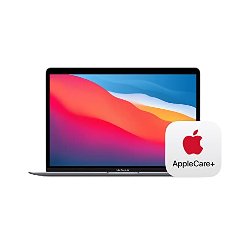 2020 Apple MacBook Air Laptop: Apple M1 Chip, 13” Retina Display, 8GB RAM, 256GB SSD Storage, Backlit Keyboard, FaceTime HD Camera, Touch ID. Works with iPhone/iPad; Space Gray with AppleCare+ (3 Years) - Velora Luxury Fashion