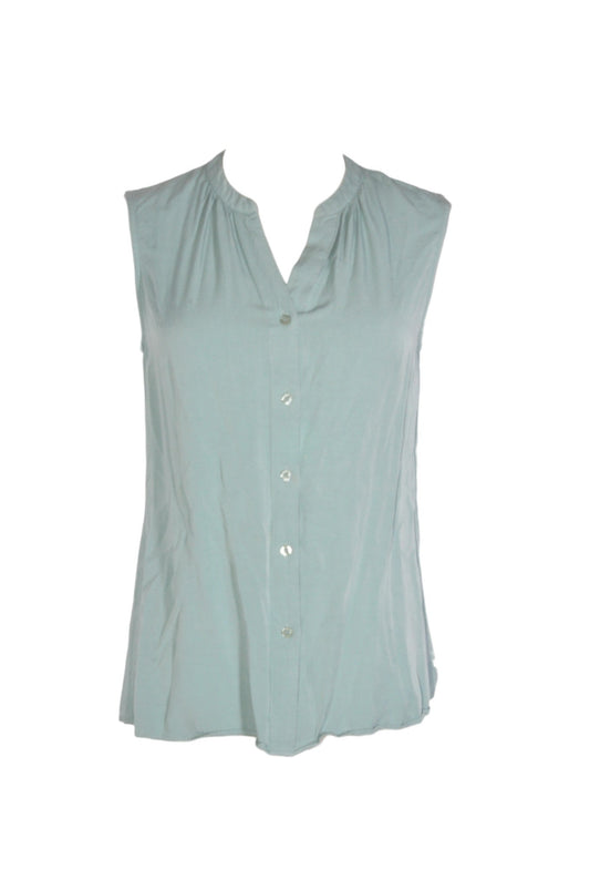 COUNTRY TO COAST Women Button Down Tops Regular fit in Green - 6