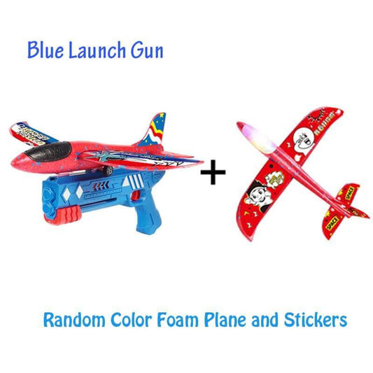2024 Foam Plane Launcher Gun Toy - Outdoor Catapult Airplane for Kids - Velora Luxury Fashion