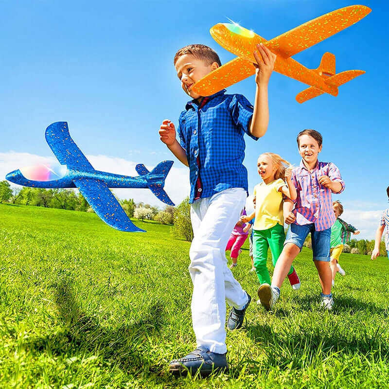 2024 Foam Plane Launcher Gun Toy - Outdoor Catapult Airplane for Kids - Velora Luxury Fashion