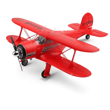 2024 WLtoys A300-Beech D17S EPP 4CH RC Biplane: LED, 3D/6G Gyro, Brushless - Velora Luxury Fashion