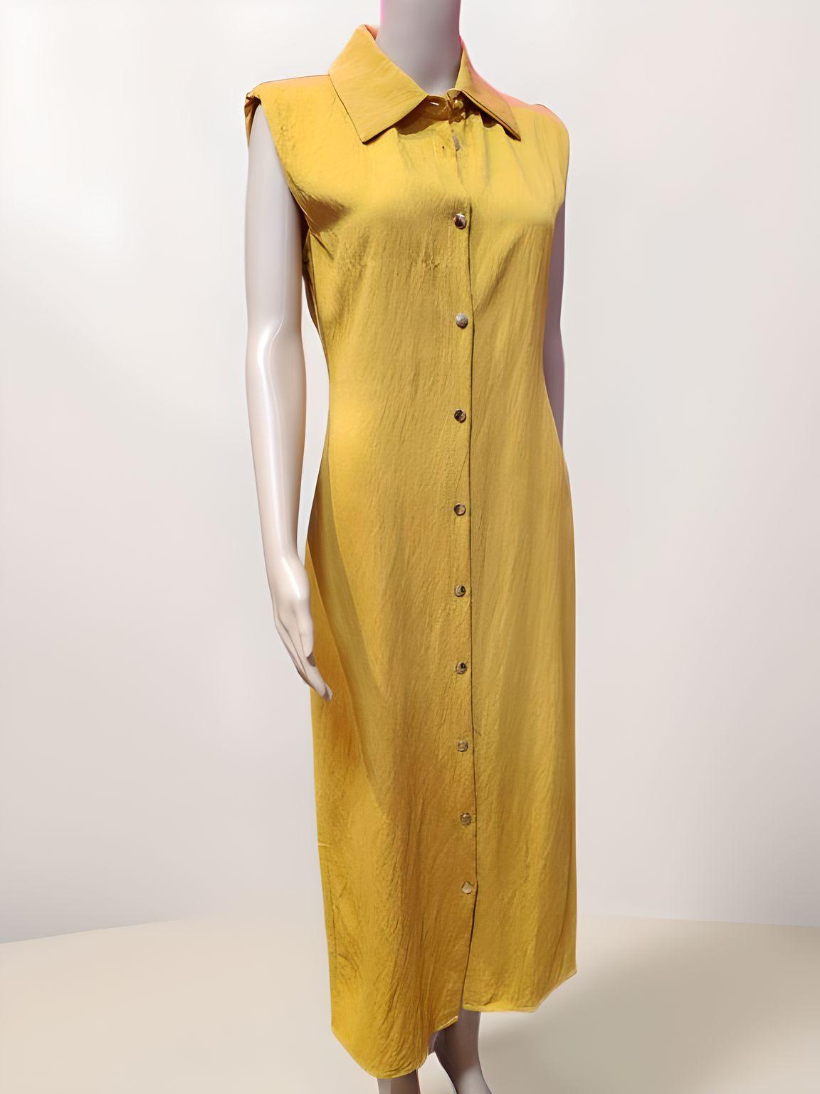 Sleeveless Shirt Dress - Velora