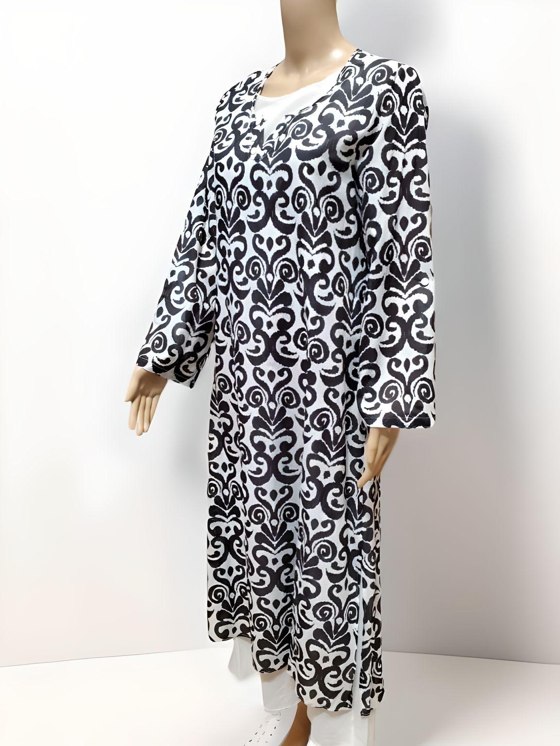 Printed Long Dress - Velora