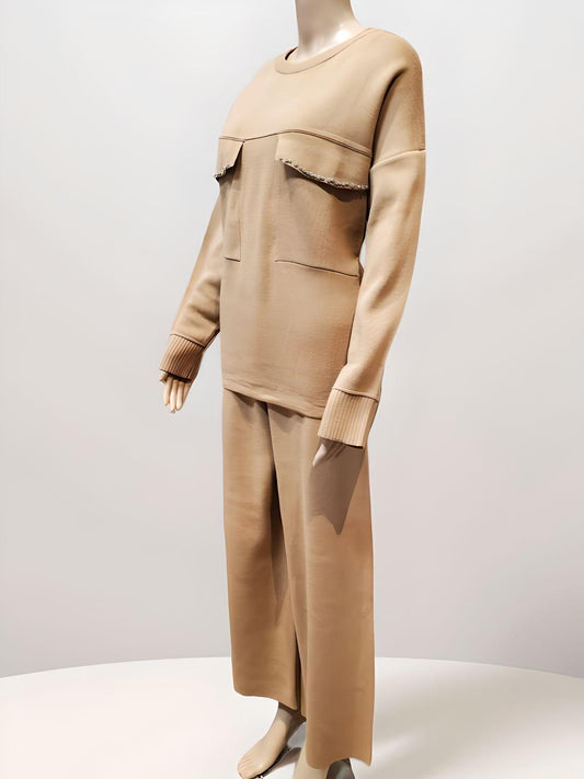 Crystal Pocket Full Sleeve Blouse - Velora