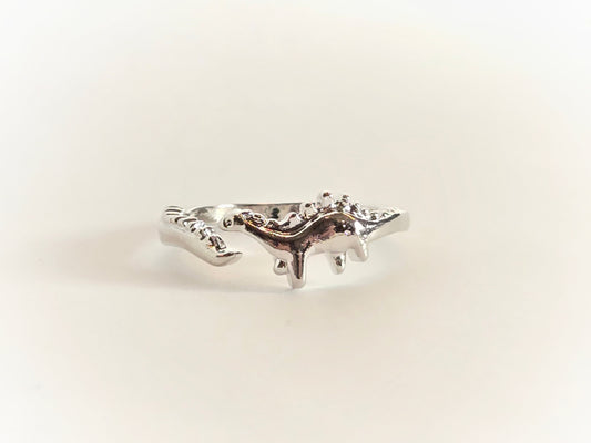Dinosaur Ring | Stegosaurus (Size 6/Adjustable) - Velora