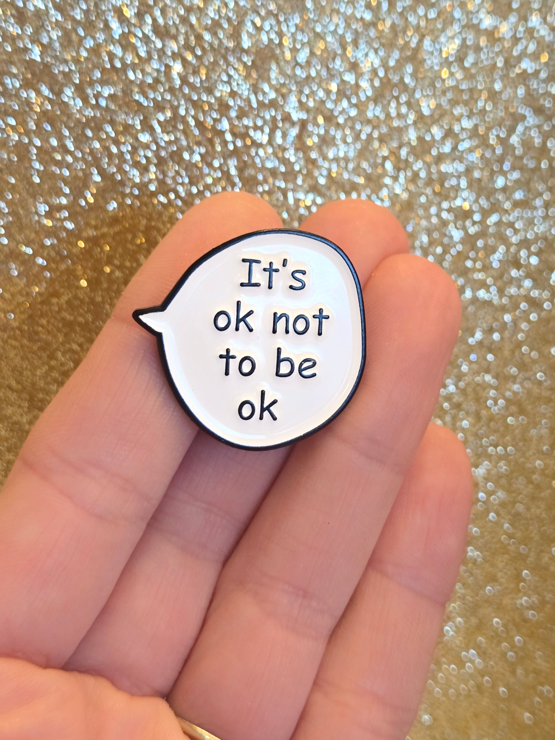 It's Ok Not to Be Ok (Mental Health Ally) | Collectible Pin - Velora