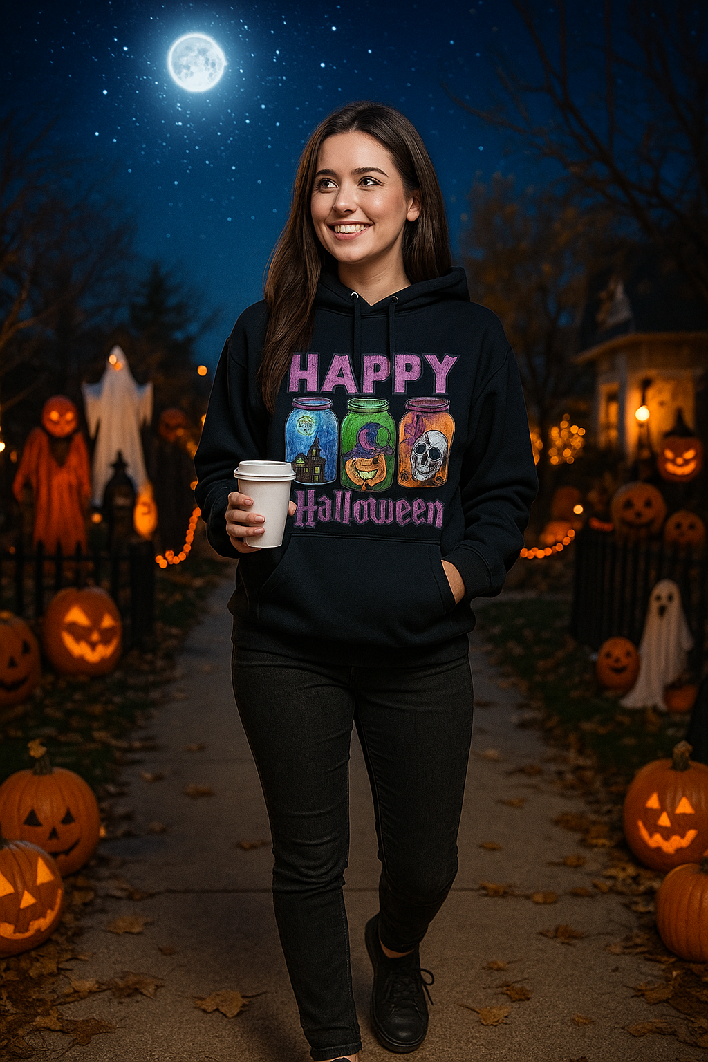 Happy Halloween Hoodie - Velora