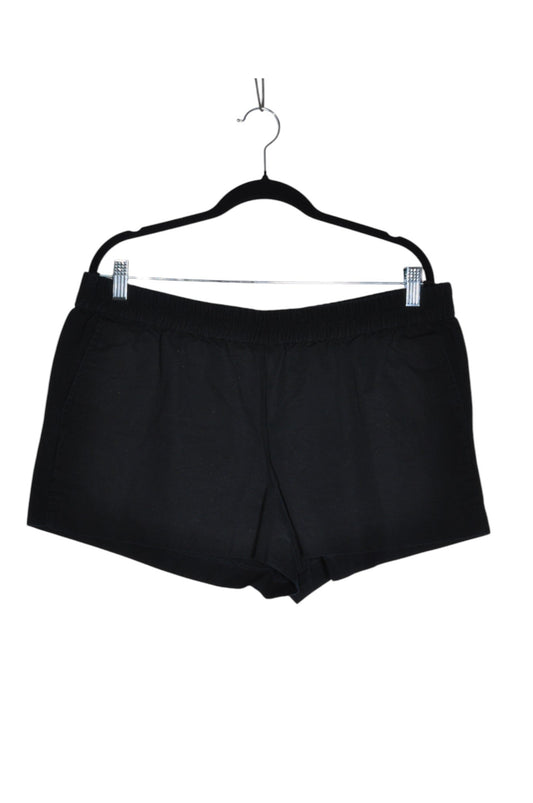 J. CREW Women Classic Shorts Regular fit in Black - XL - Velora