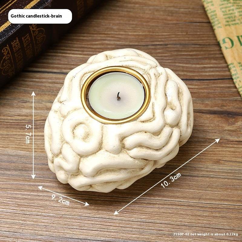 Halloween Heart Candlestick Decoration Horror Decoration Props - Velora
