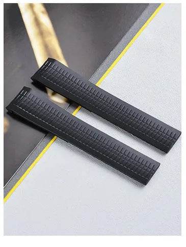 Rubber Watch Strap Baida ''silicone Strap 21mm Folding Buckle - Velora