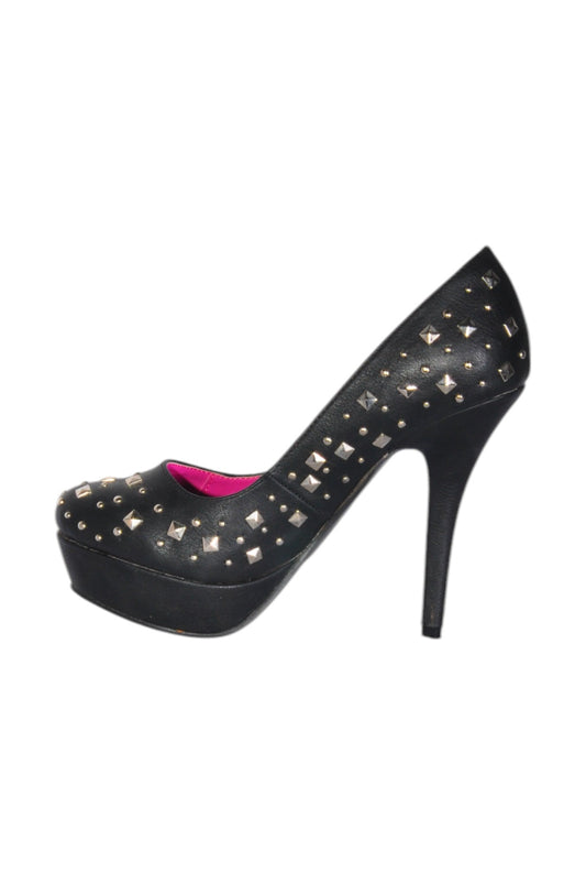 A.CO Women Heels Regular fit in Black - 8 - Velora