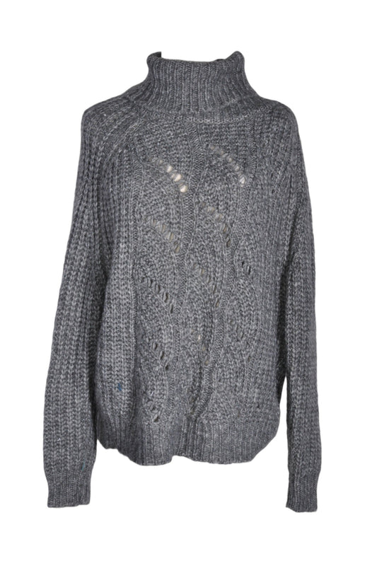 DYNAMITE Women Turtleneck Tops Regular fit in Gray - M - Velora