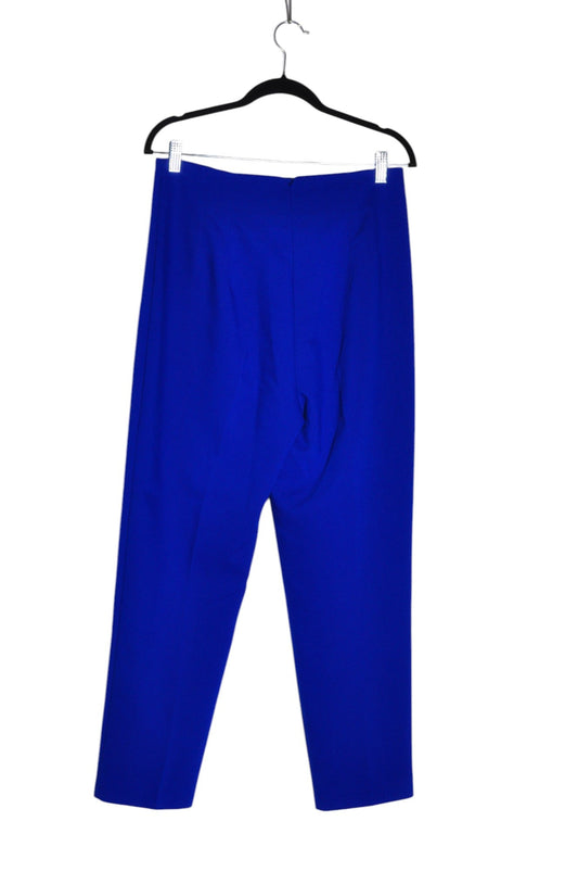ZARA Women Work Pants Regular fit in Blue - L - Velora