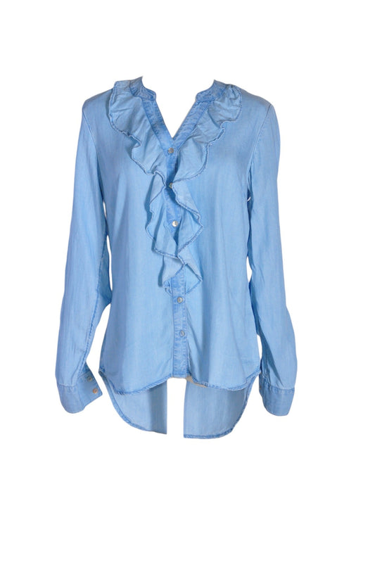 RW&CO Women Button Down Tops Regular fit in Blue - S - Velora