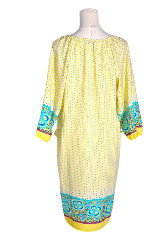 EMA BLUE'S Women Shift Dresses Regular fit in Yellow - M - Velora