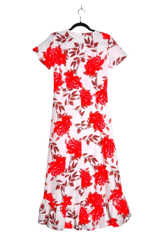 SHEIN Women Maxi Dresses Regular fit in Orange - M - Velora