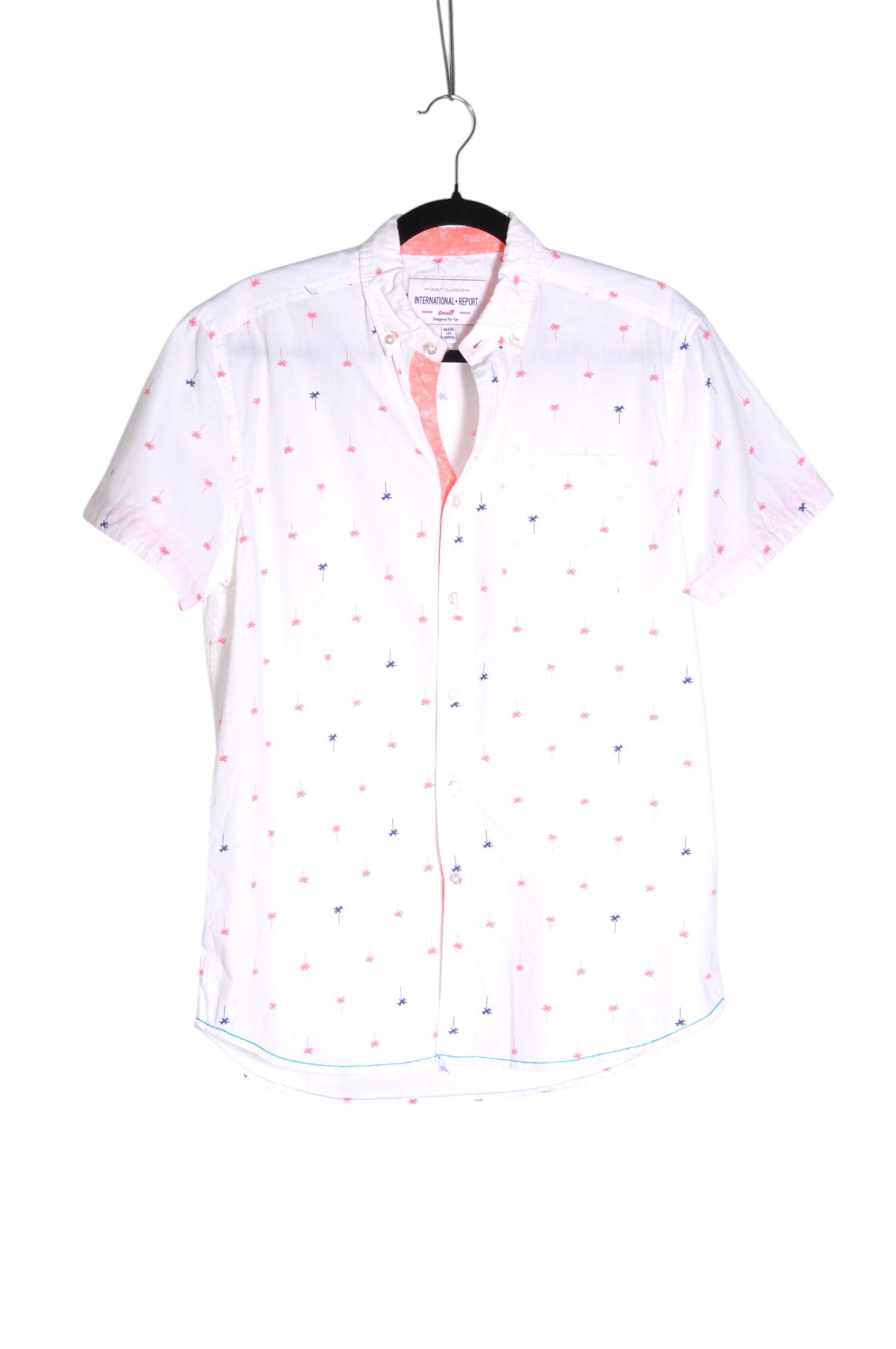 INTERNATIONAL REPORT Men Button Down Tops Regular fit in White - S - Velora