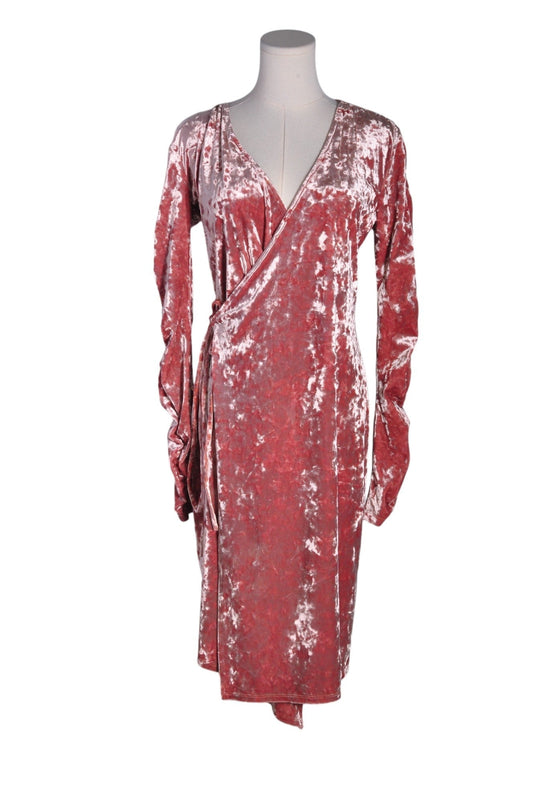 LEITH Women Wrap Dresses Regular fit in Brown - M - Velora