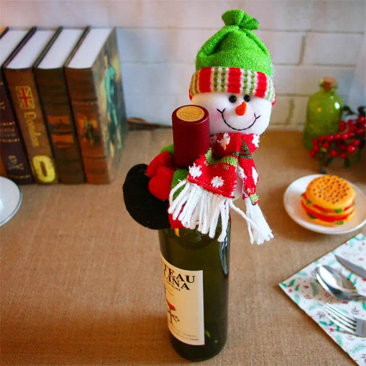 Christmas Decorations Christmas Wine Bottle Socks - Velora