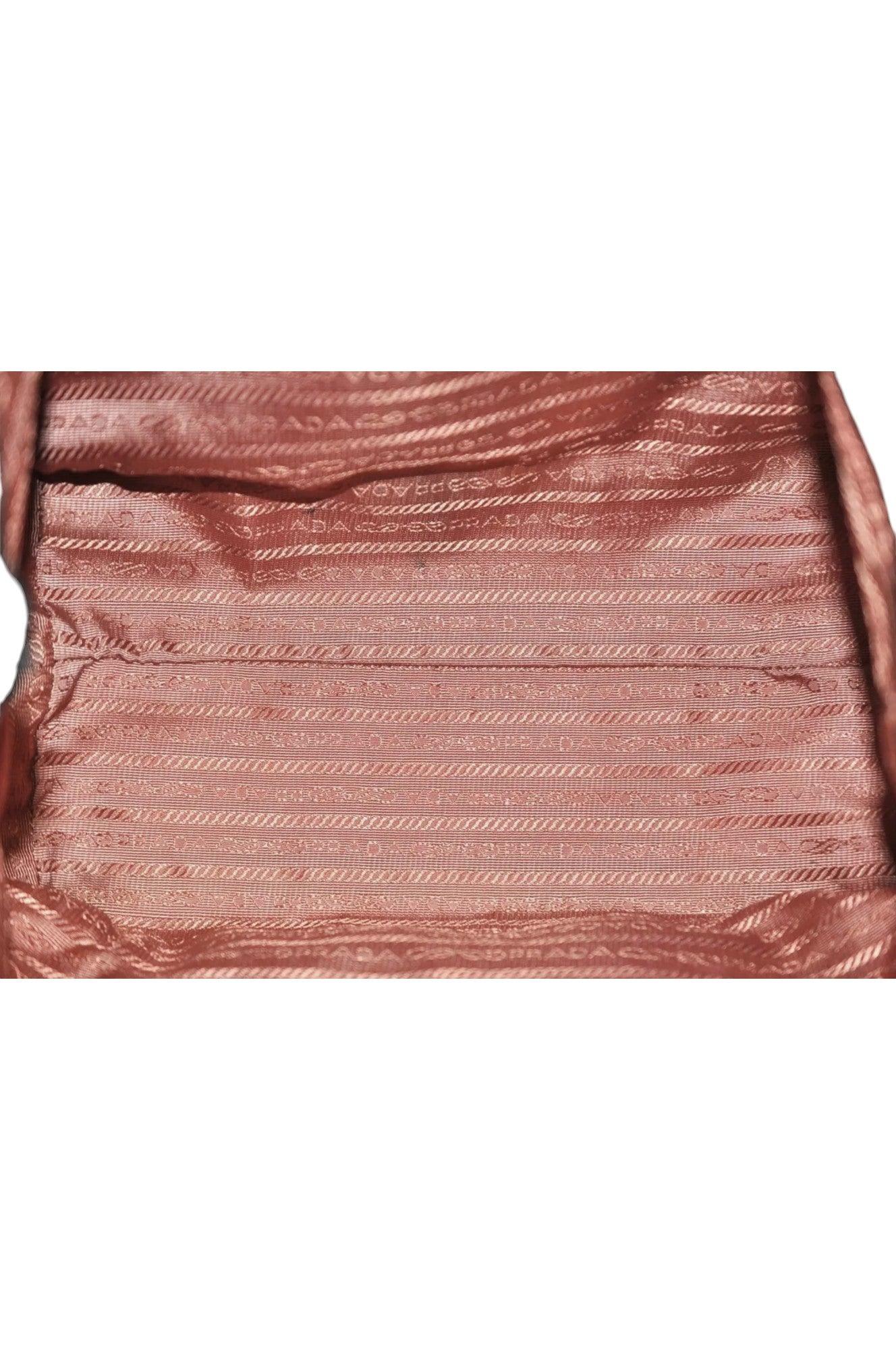 PRADA Tessuto Fiocco Ribbon Nylon Leather Hand Tote Bag Black 7620K - Velora