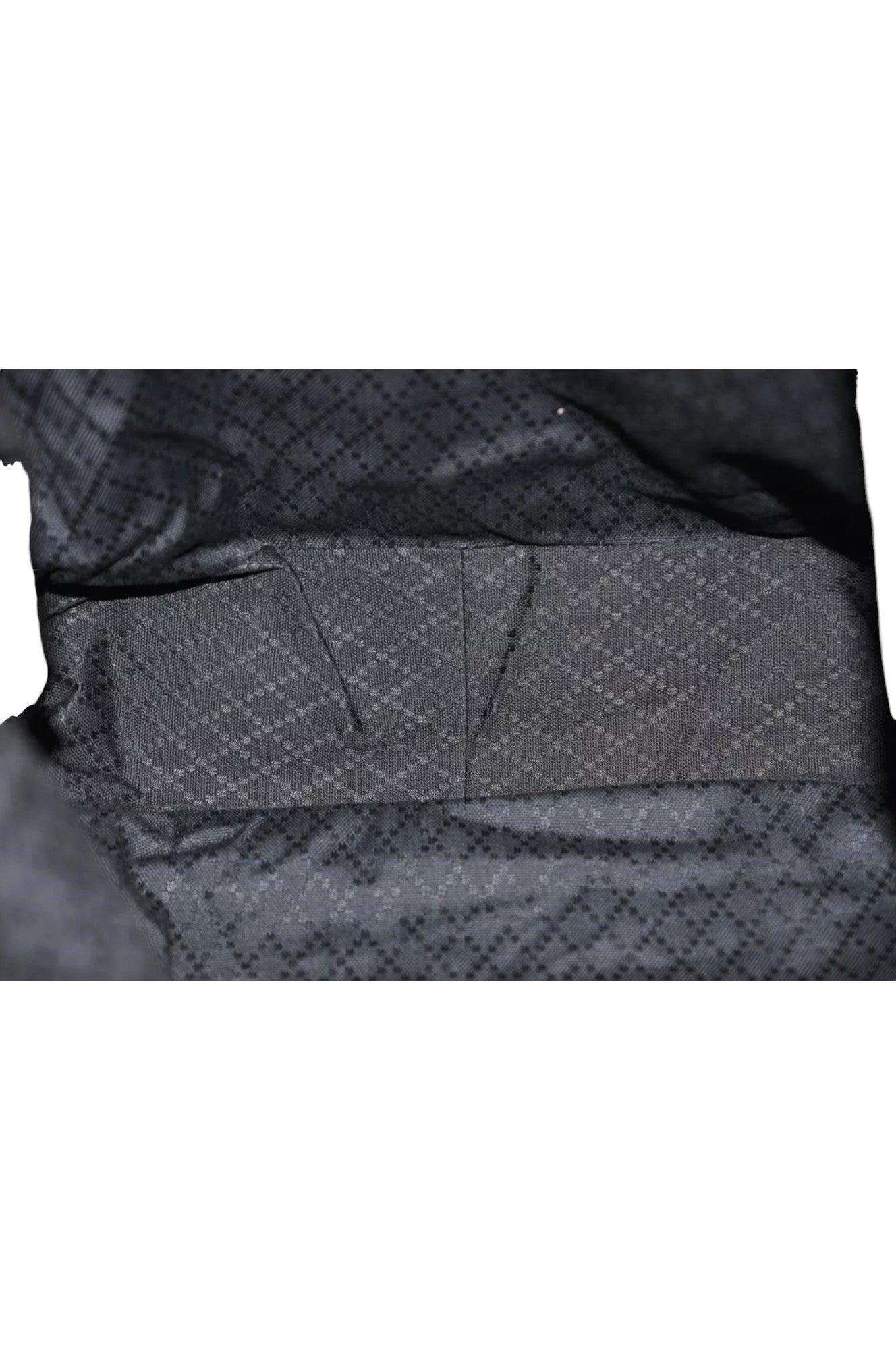 GUCCI Vintage Bamboo Shoulder Tote Bag Nylon Leather Black 7752K - Velora