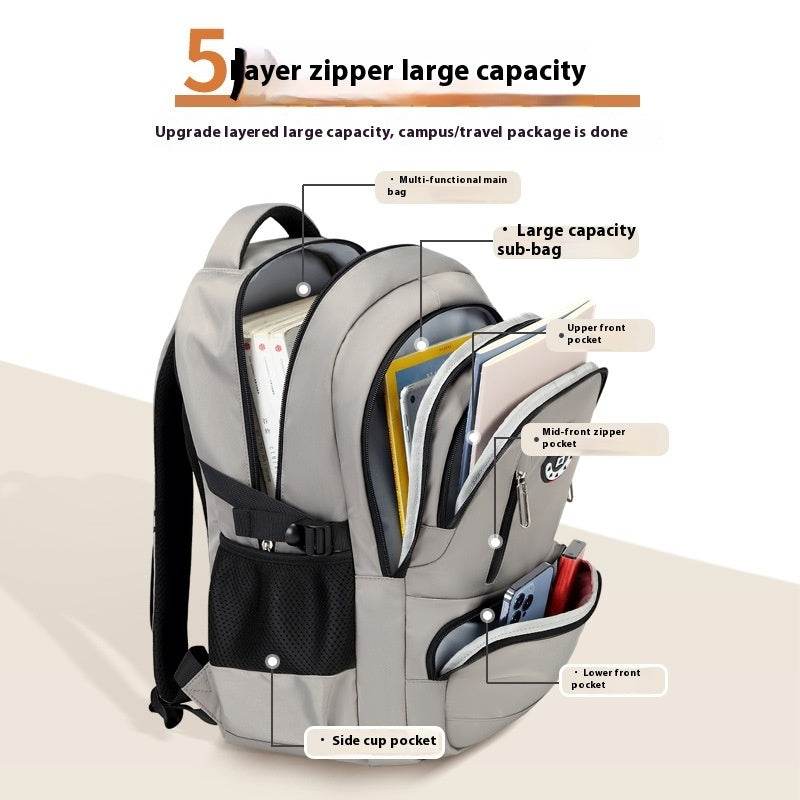 Large Capacity Oxford Cloth Business Travel Backpack - Velora