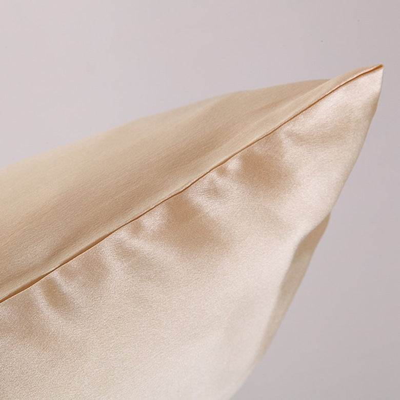 Pillowcase Satin Solid Color Simulation Silk Single Pillowcase Ice Silk Pillowcase - Velora