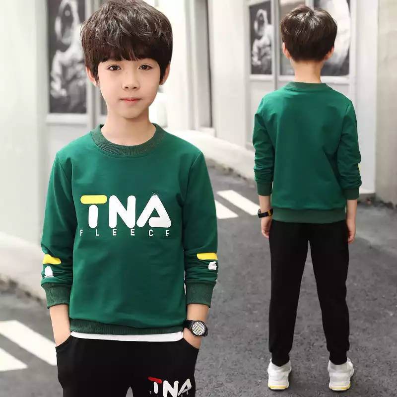 Men's Sports Autumn Cotton Suit Pants Children's Clothing - Velora