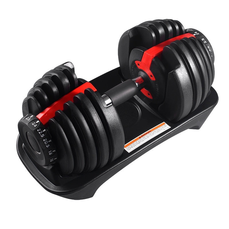 15-Level Adjustable Dumbbell Set – Space-Saving Steel Home Gym Free Weights for Strength Training & Bodybuilding