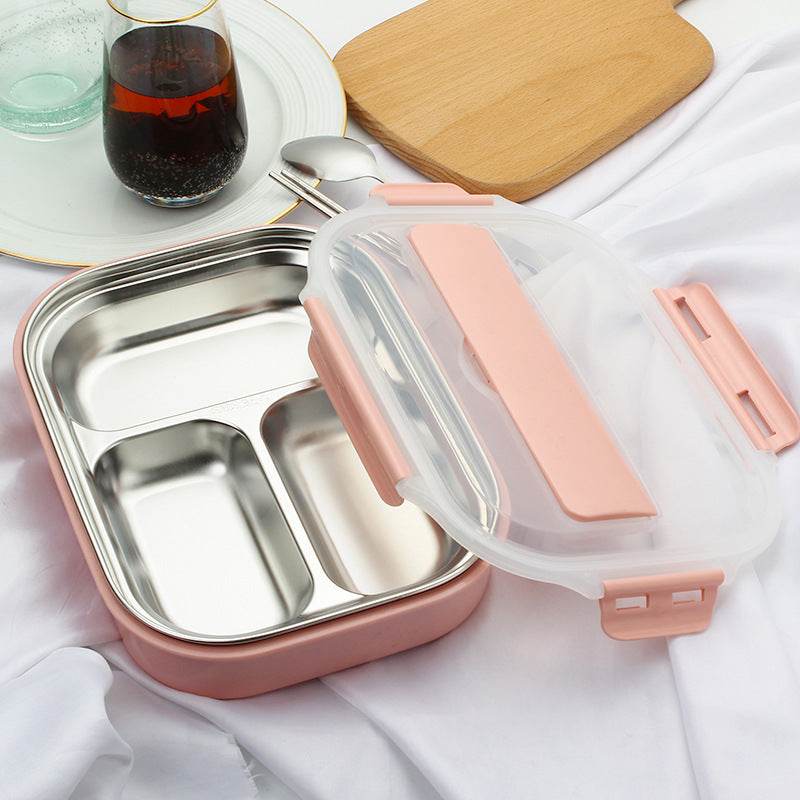 Stainless steel student lunch box - Velora