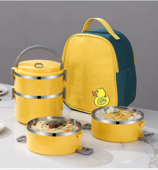 Multilayer Thermal Stainless Steel Insulated Lunch Box for Adults - Velora