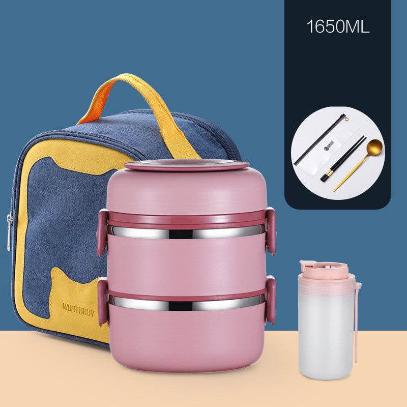 304 Stainless Steel Multi-layer Thermal insulated lunch container - Velora