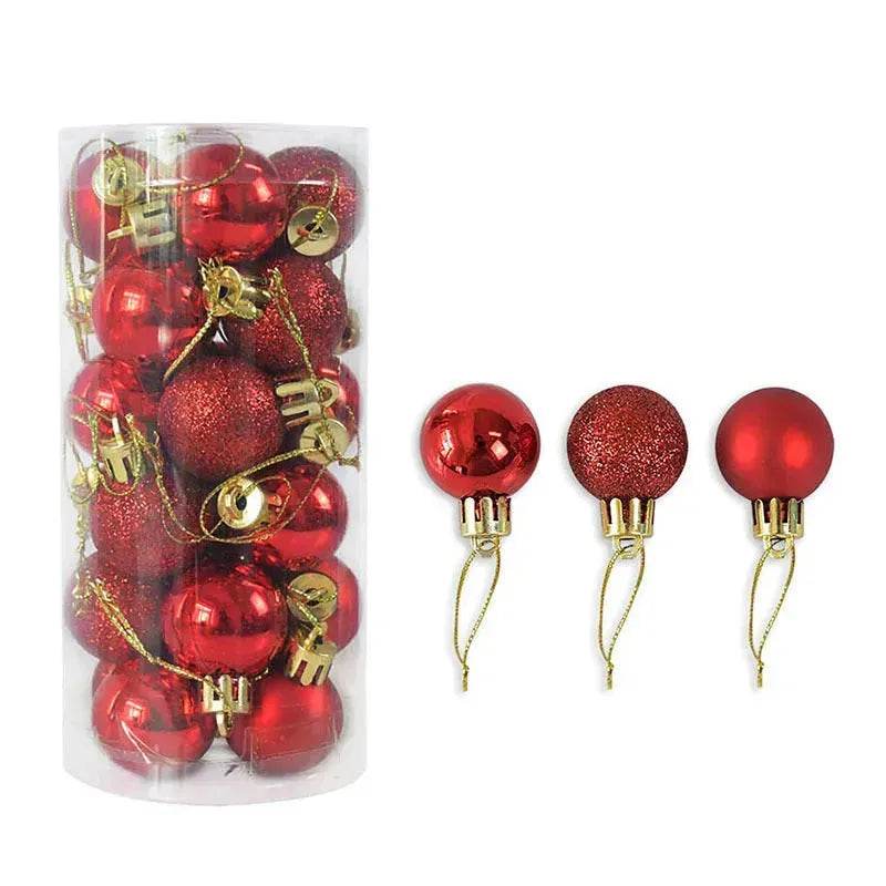 Christmas Decoration Shiny Matte Christmas Ball - Velora