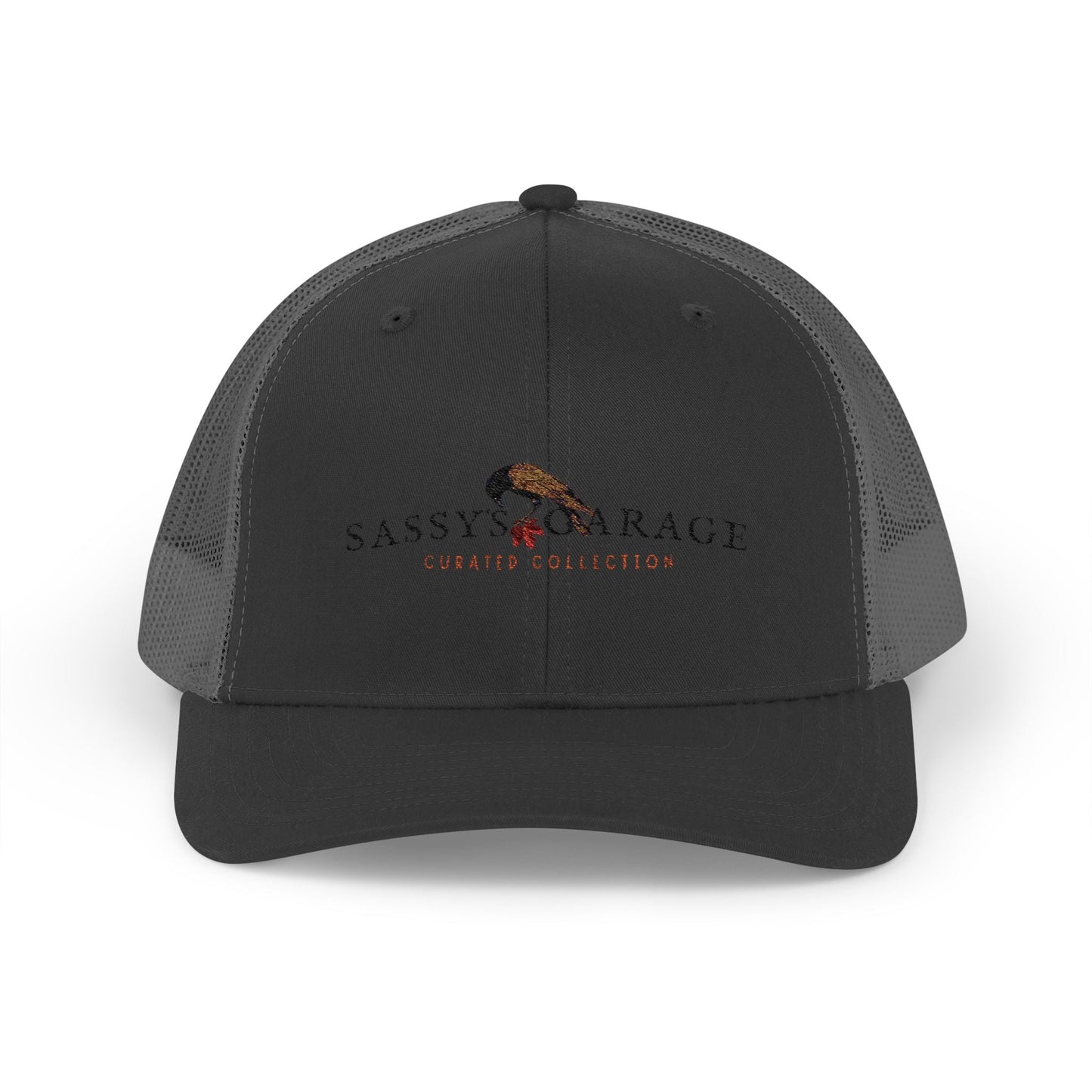 Sassy's Garage Snapback Trucker Cap | Casual Style Hat for Everyday Wear, Outdoor Adventures, Fun Fashion Statement - Velora