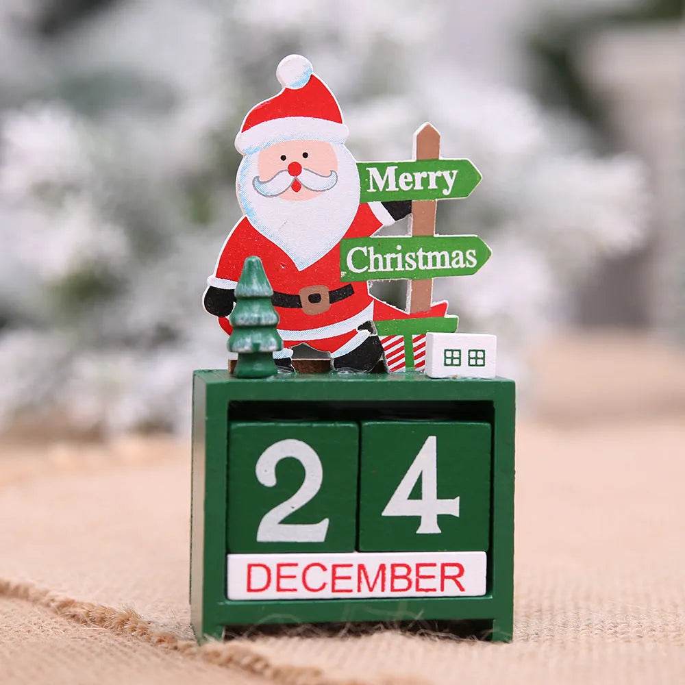 Christmas wooden calendar decorations - Velora