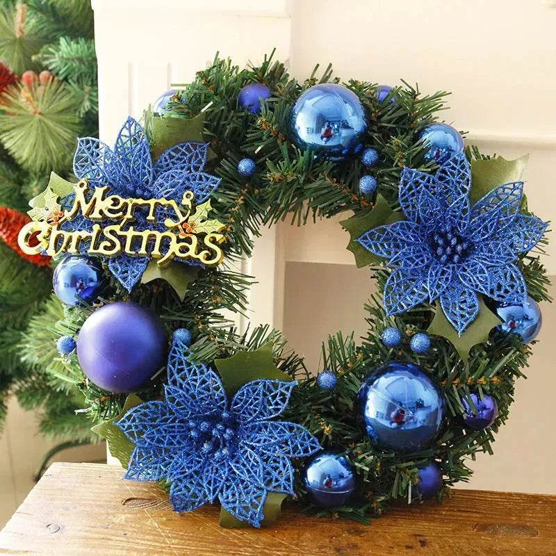 Christmas Decorations Christmas Wreath Home Decor For Home Garden Decorations Mall Door Decoration - Velora