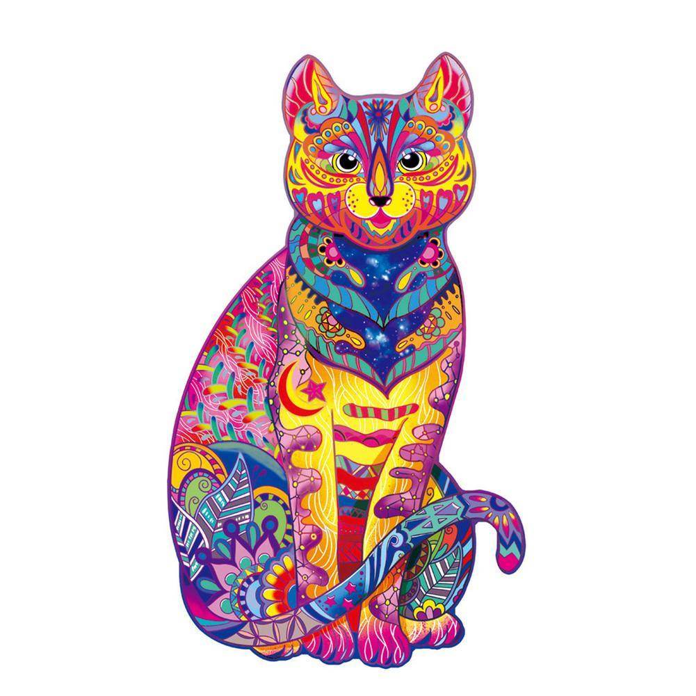 Animal Shaped Wooden Puzzle Play Toy for Kids 14 years above - Velora