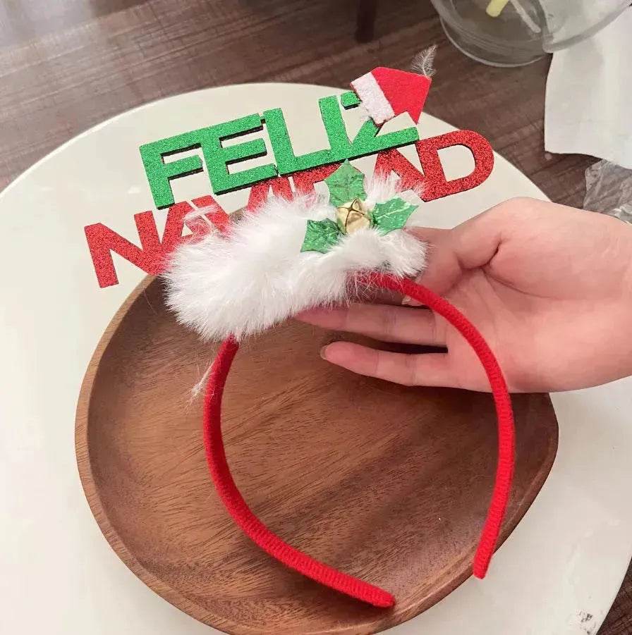 Christmas With Light Headband Snowflake Women's - Velora